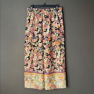 Zara Woman Multicolor Floral Skirt
